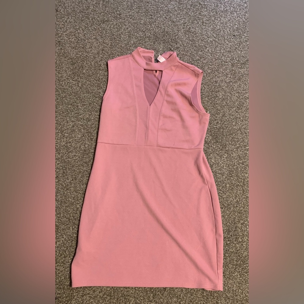 Pink mid dress